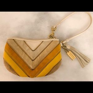 Coach wristlet purse